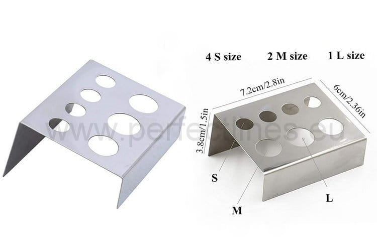 Podstawka na kubeczki mała stal nierdzewna