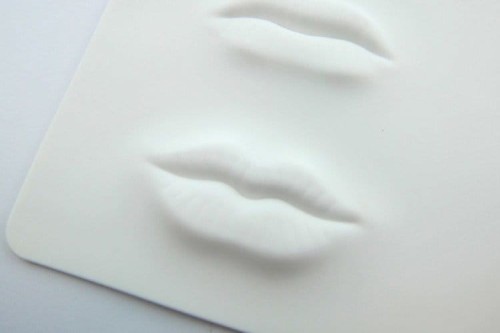 Sztuczna skórka 3D biała