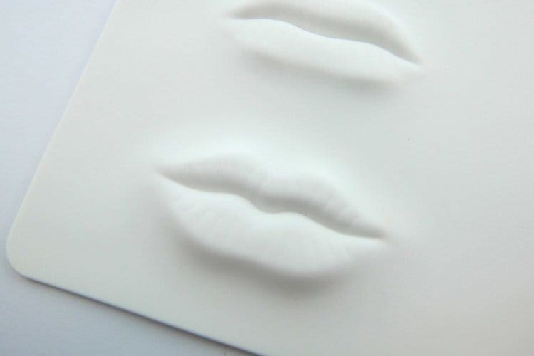 Sztuczna skórka 3D biała