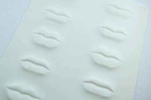 Sztuczna skórka 3D biała