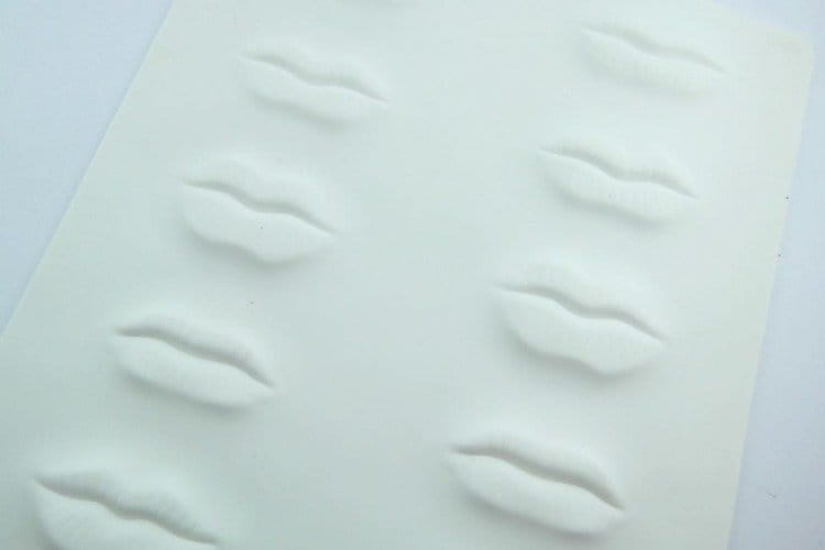 Sztuczna skórka 3D biała