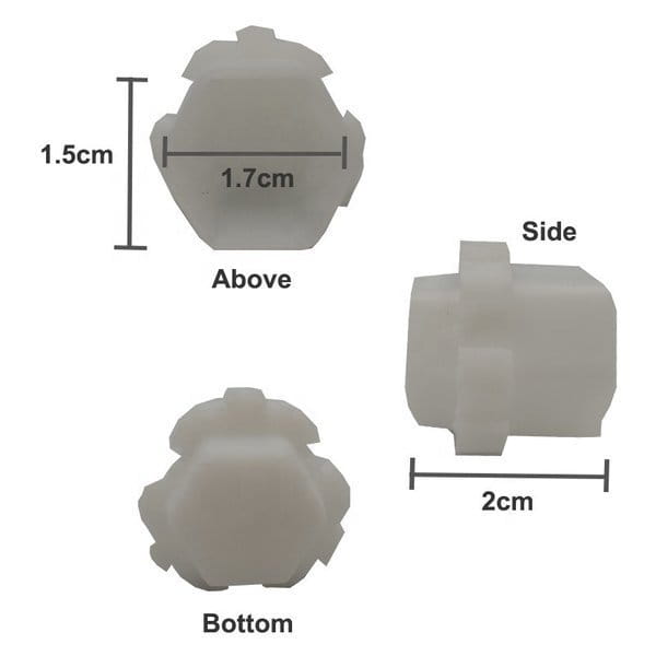 Kubeczki na pigment „Plastry miodu” 50szt / op