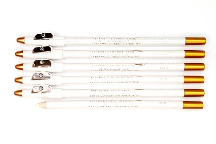 Kredka biała z temperówką