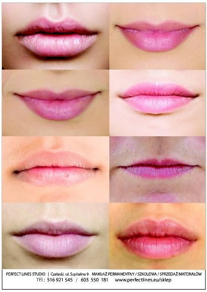 Mata szkoleniowa / sztuczna skórka usta kolor A5