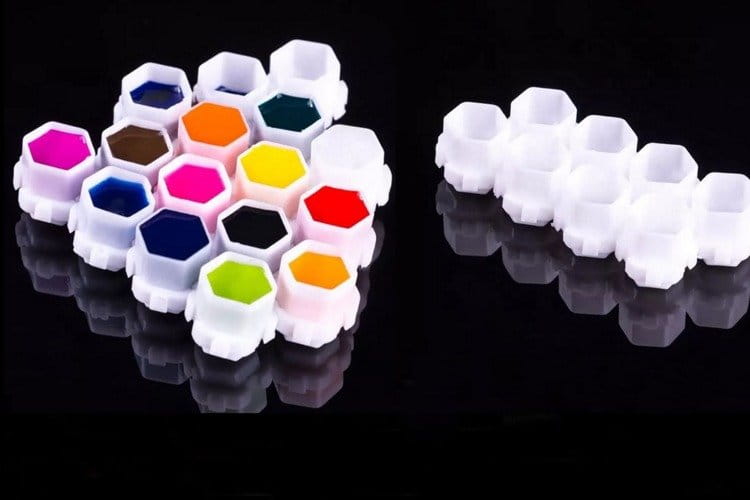 Kubeczki na pigment „Plastry miodu” 50szt / op