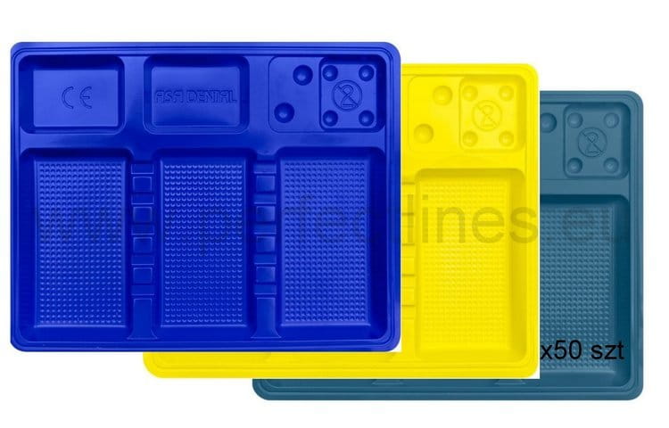 Tacki jednorazowe – kolorowe /50 szt.